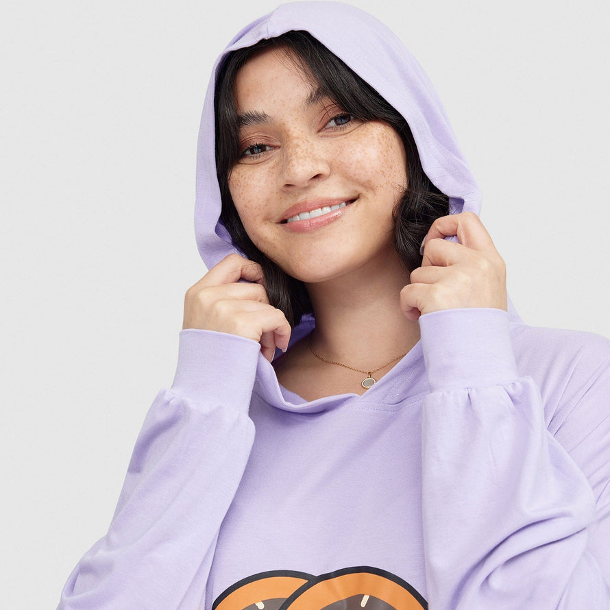 Dachshund Long Sleeve Oodie Sleep Tee