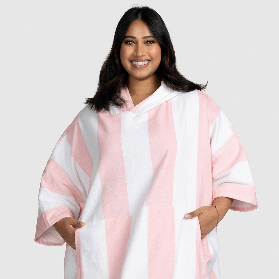 Pink Stripe Beach Oodie