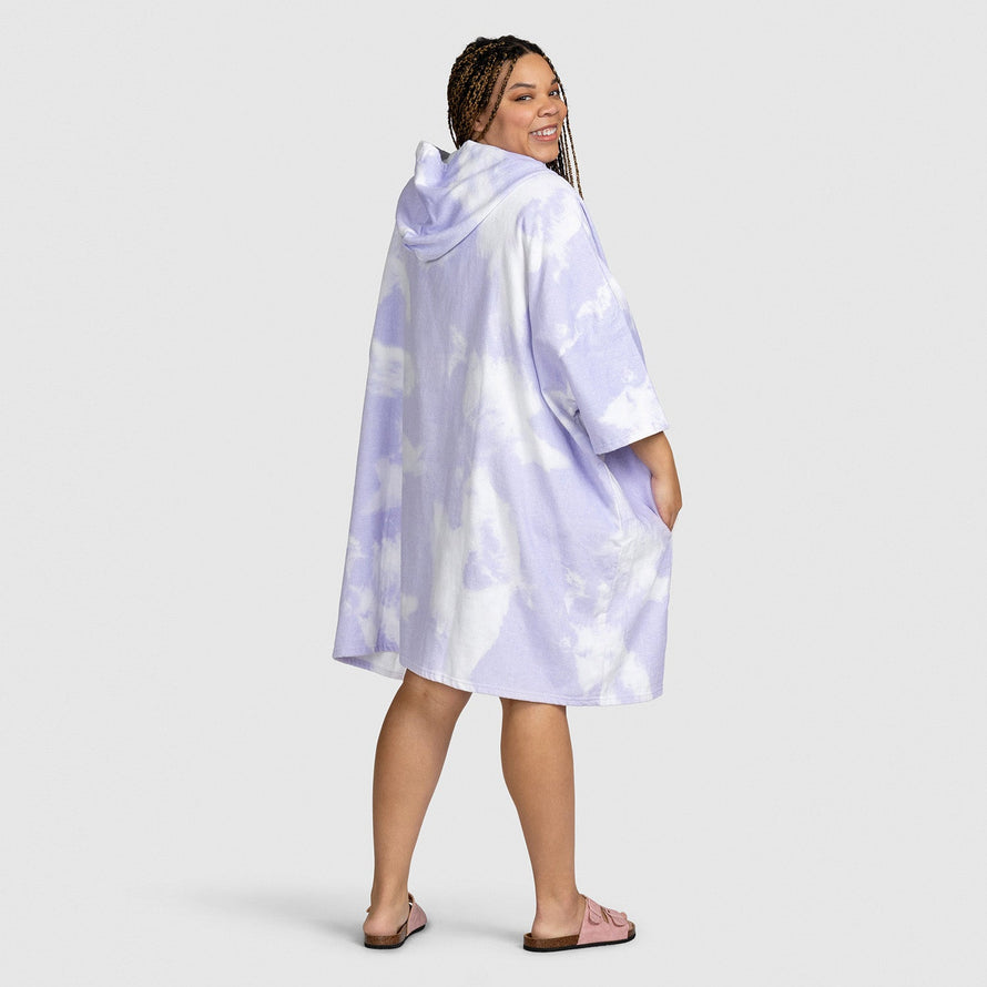 Purple Tie-Dye Beach Oodie