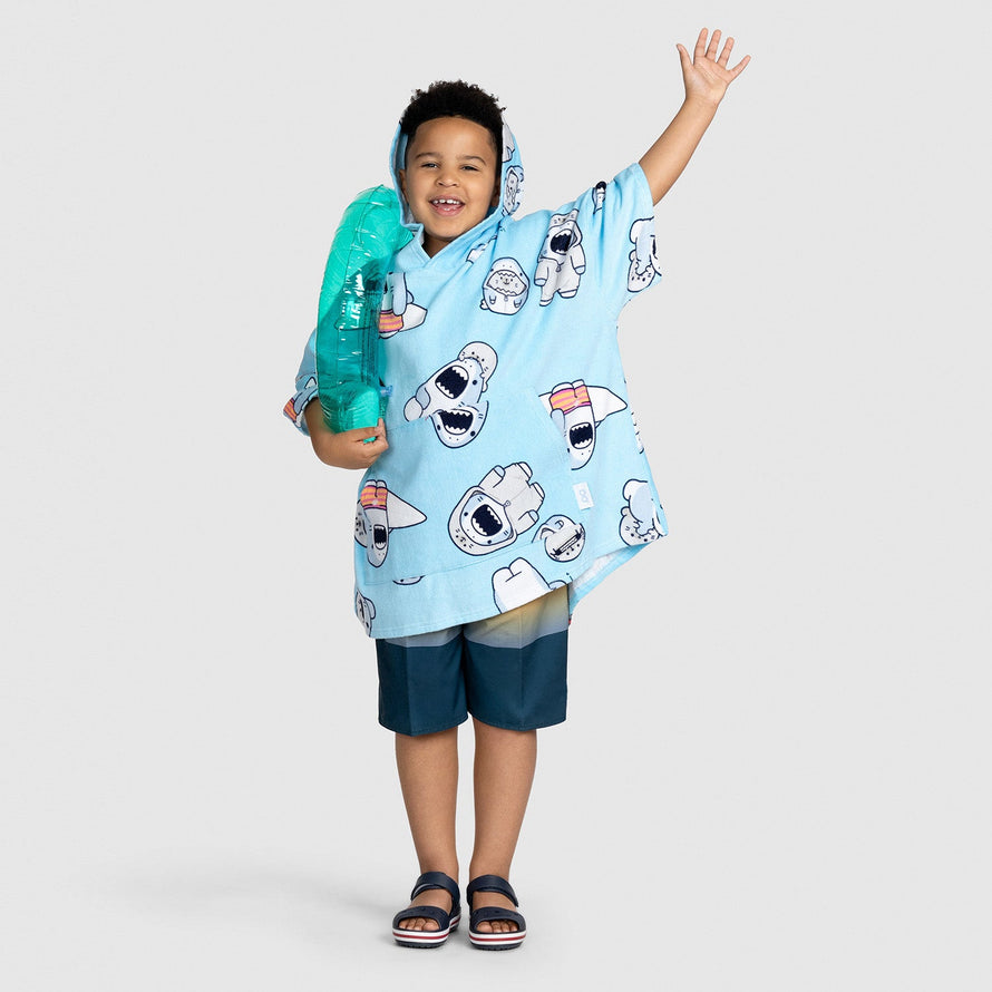 Samezu Shark Kids Beach Oodie
