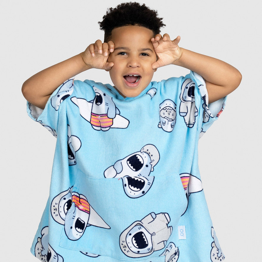 Samezu Shark Kids Beach Oodie