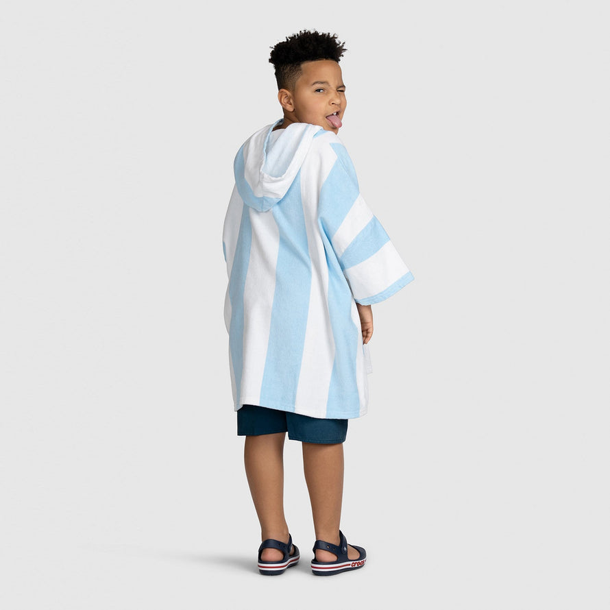 Blue Stripe Kids Beach Oodie