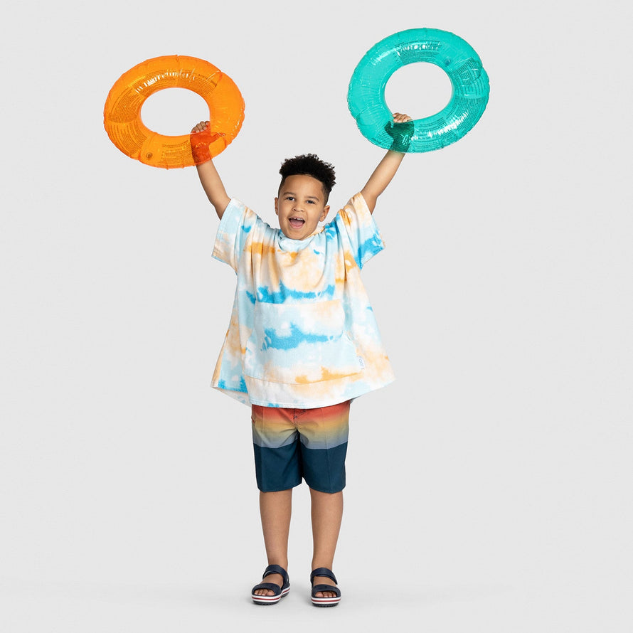 Tie-Dye Multi Kids Beach Oodie