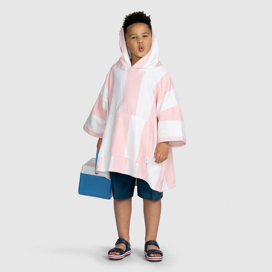 Pink Stripe Kids Beach Oodie