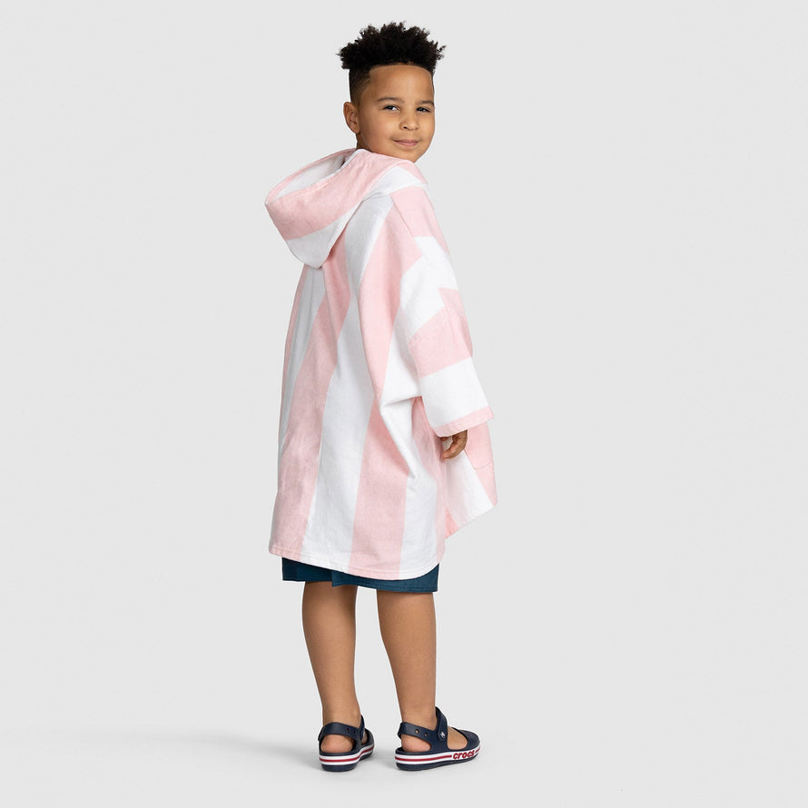 Pink Stripe Kids Beach Oodie