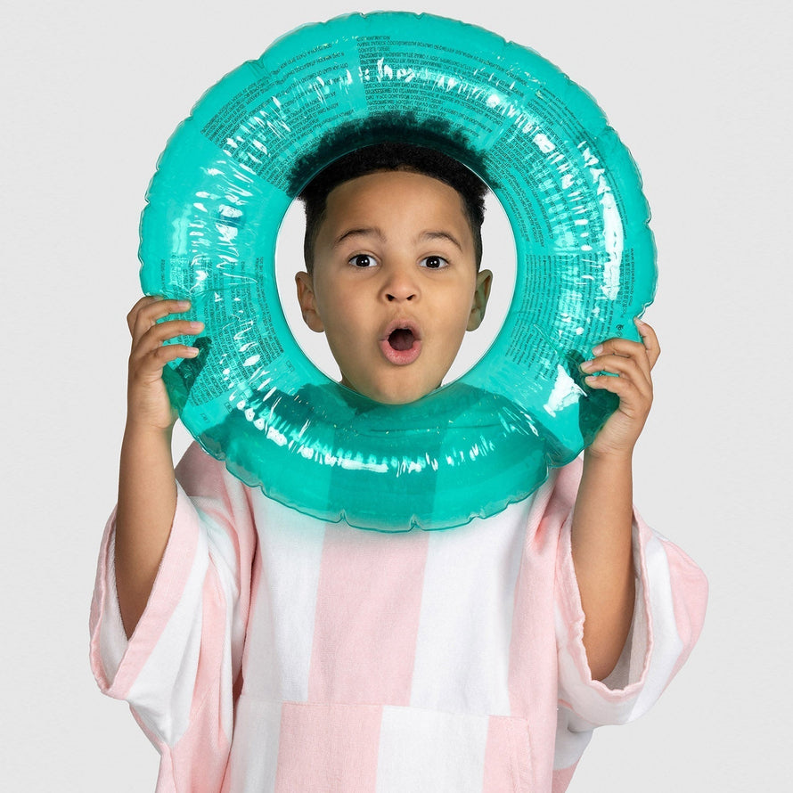 Pink Stripe Kids Beach Oodie