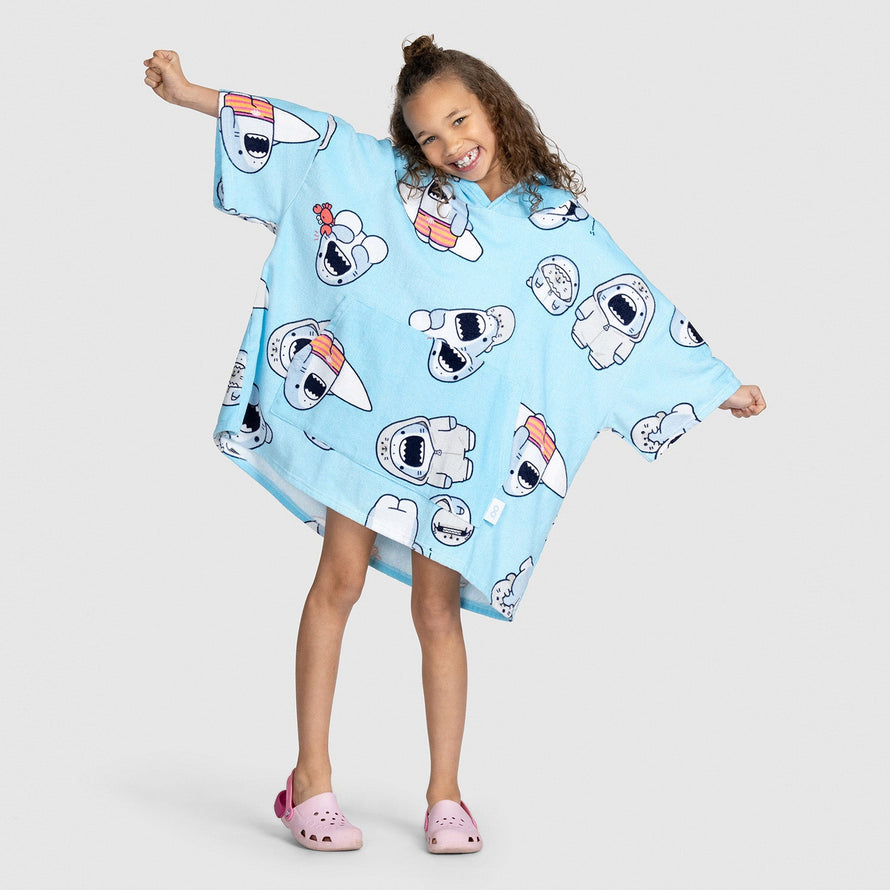 Samezu Shark Kids Beach Oodie