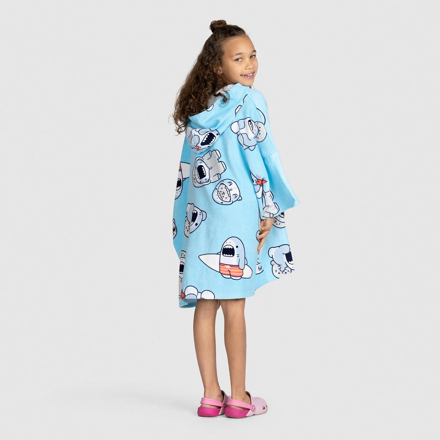 Samezu Shark Kids Beach Oodie