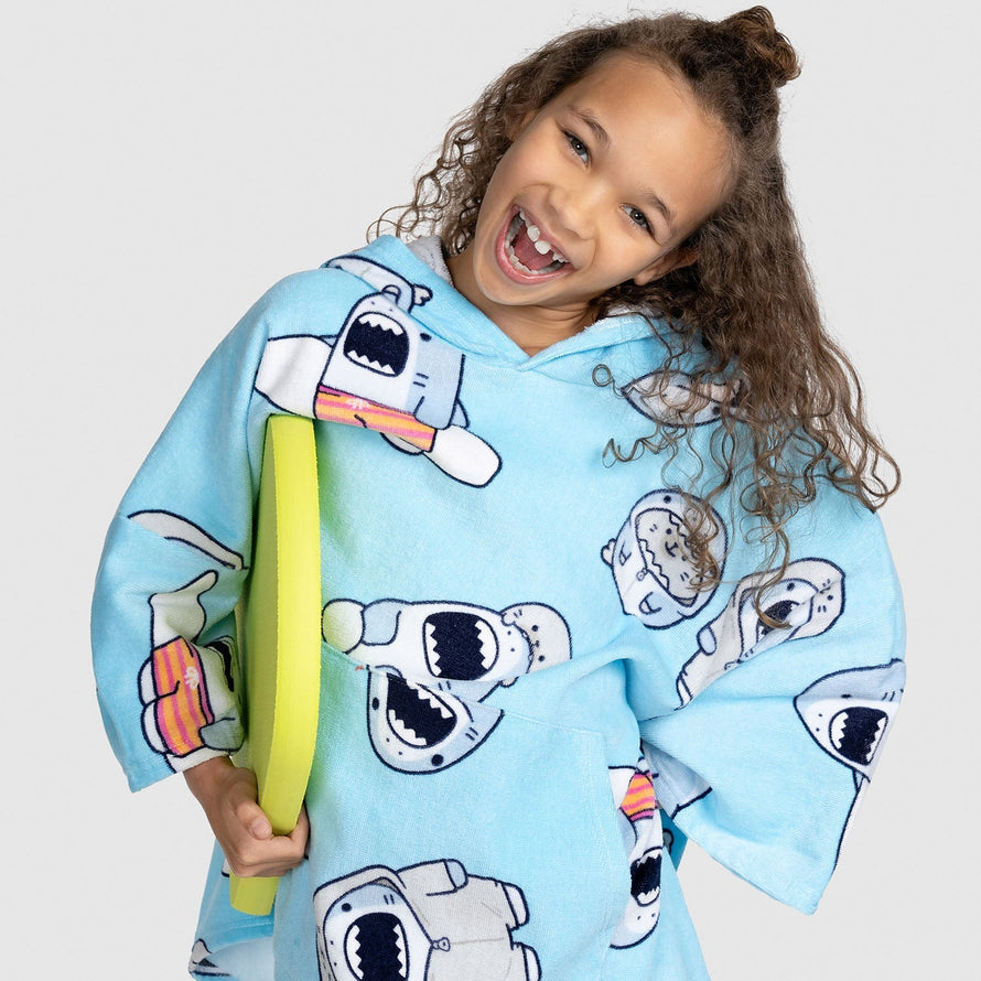 Samezu Shark Kids Beach Oodie