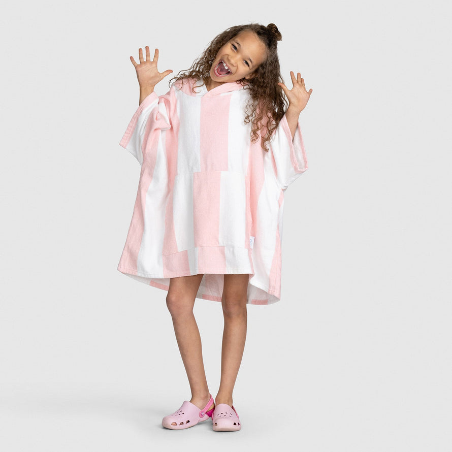 Pink Stripe Kids Beach Oodie