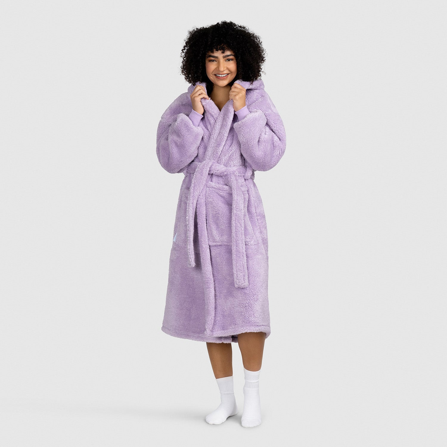 Lavender fashion dressing gown