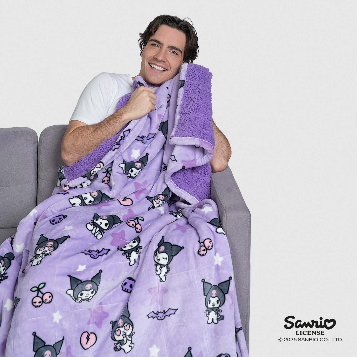 Kuromi Sherpa Blanket Licensed – The Oodie - Main Image