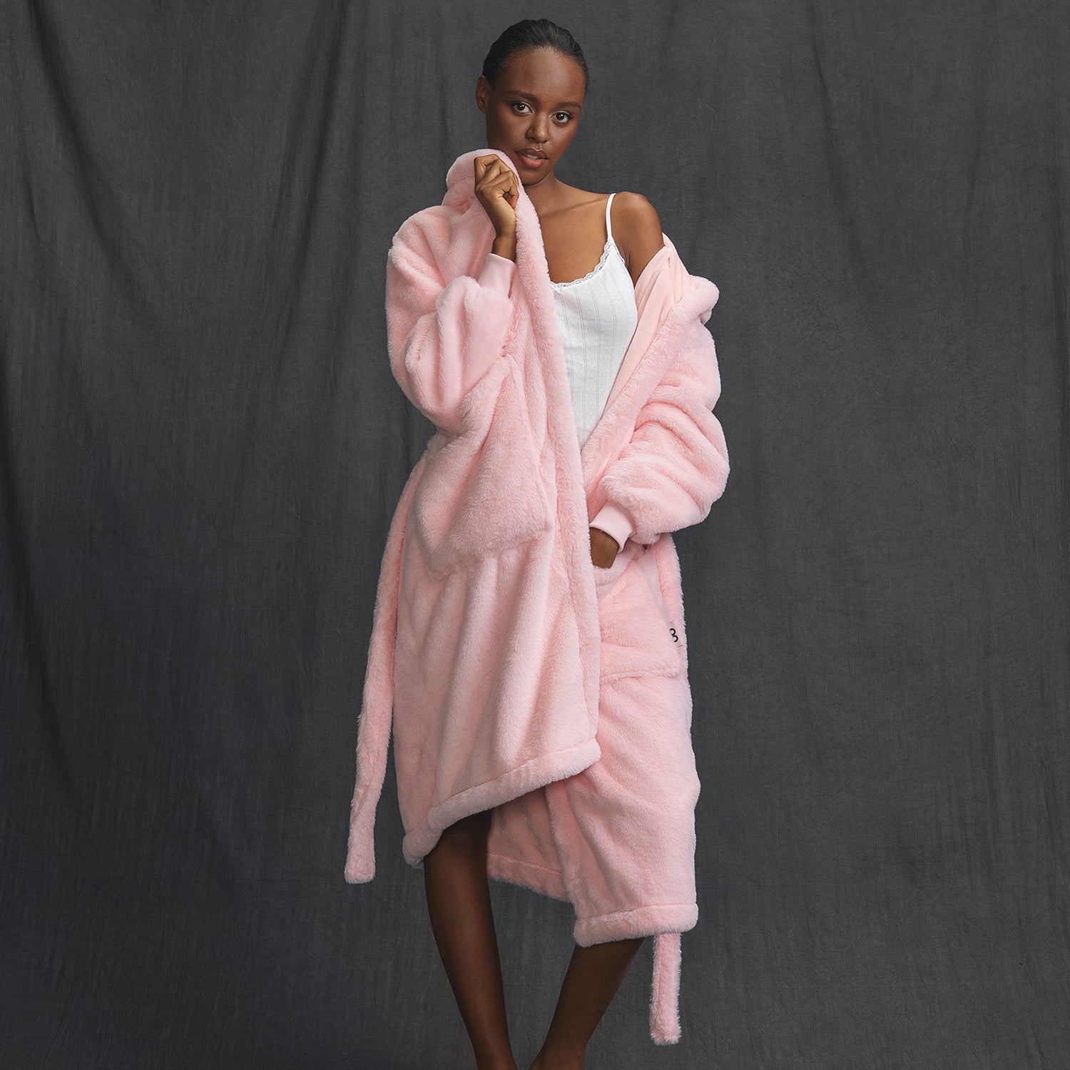 Pink Luxe Sherpa Dressing Gown – The Oodie