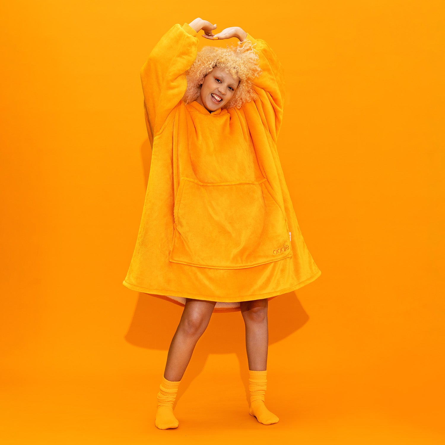 Bright Orange Oodie The Oodie