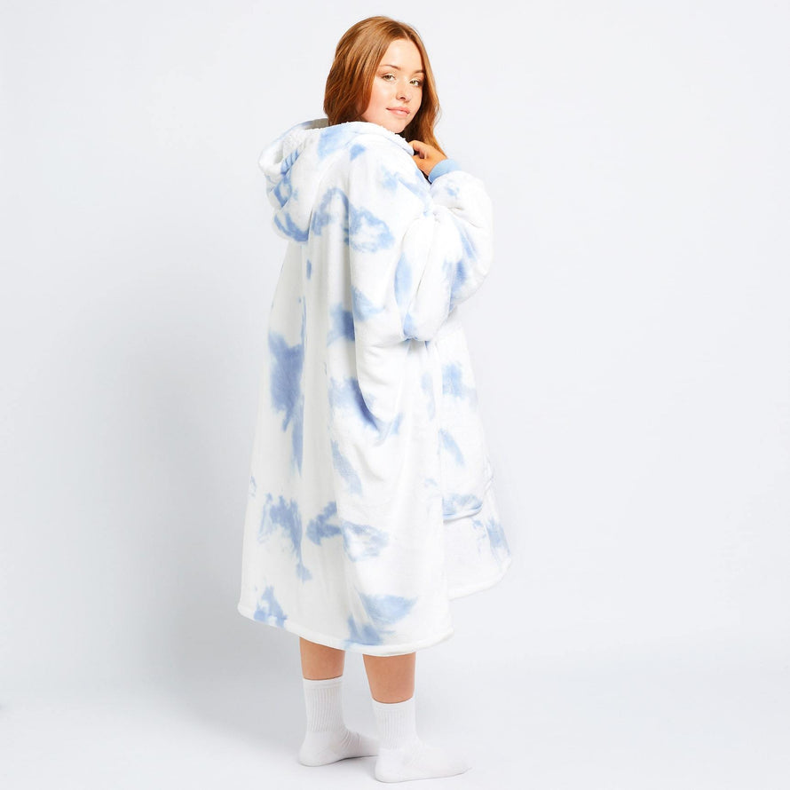 Blue Tie-Dye Oodie