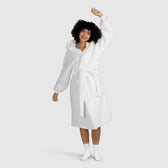 Fluffy White Oodie Dressing Gown