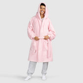 Fluffy Pink Oodie Dressing Gown