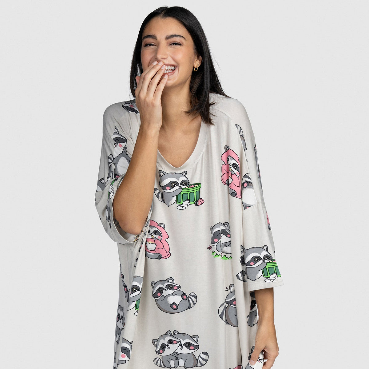 Raccoon Sleep Tee – The Oodie
