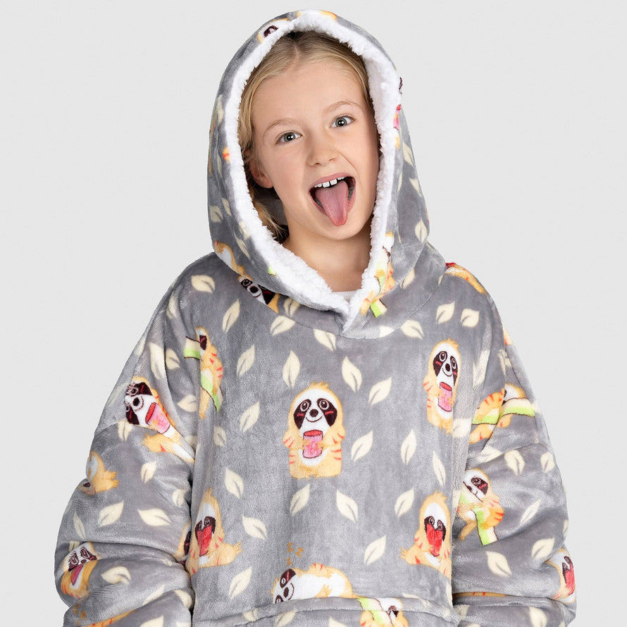 Sloth oodie kids Clearance