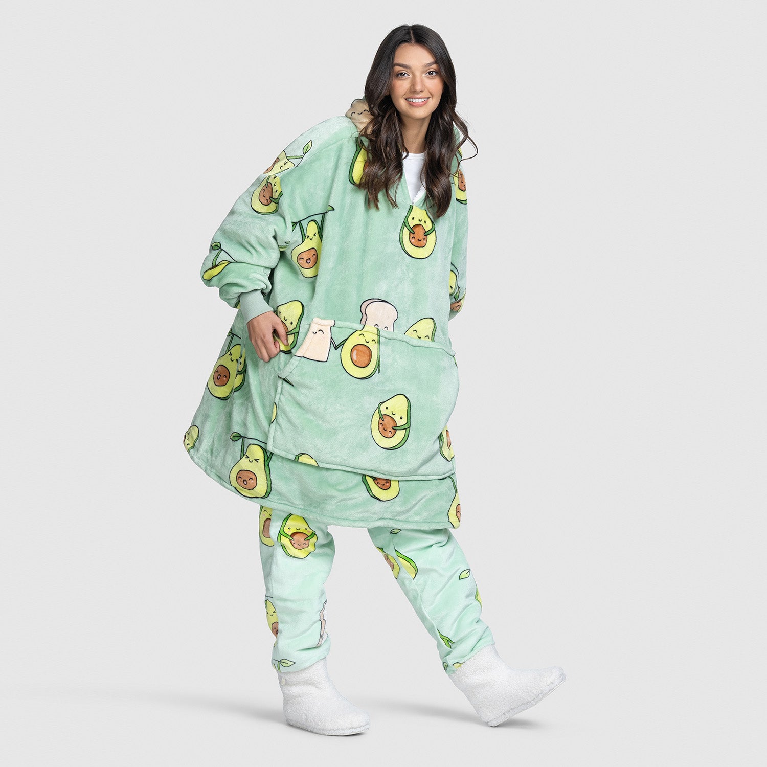 Avocado oodie kids sale