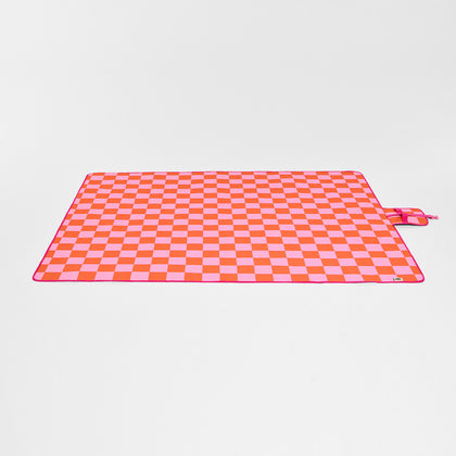 Orange/Pink Check
