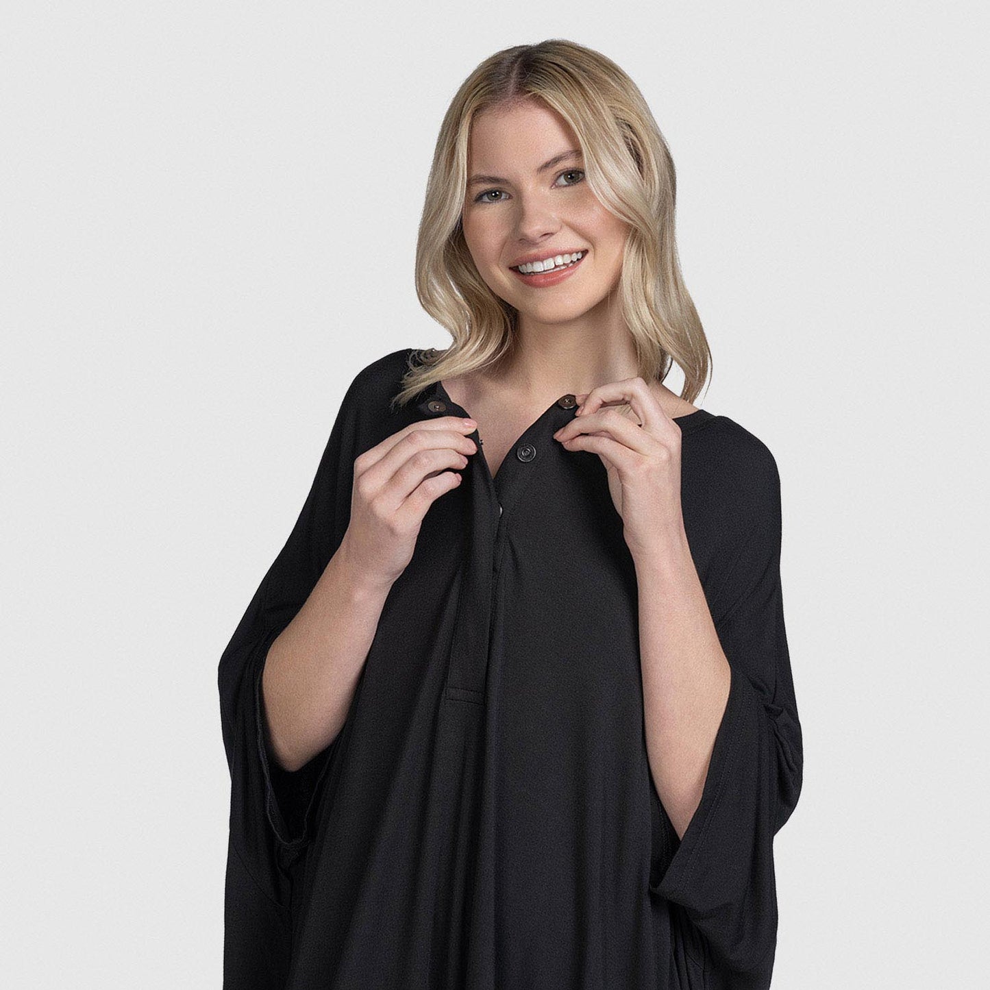 Black Button-Up