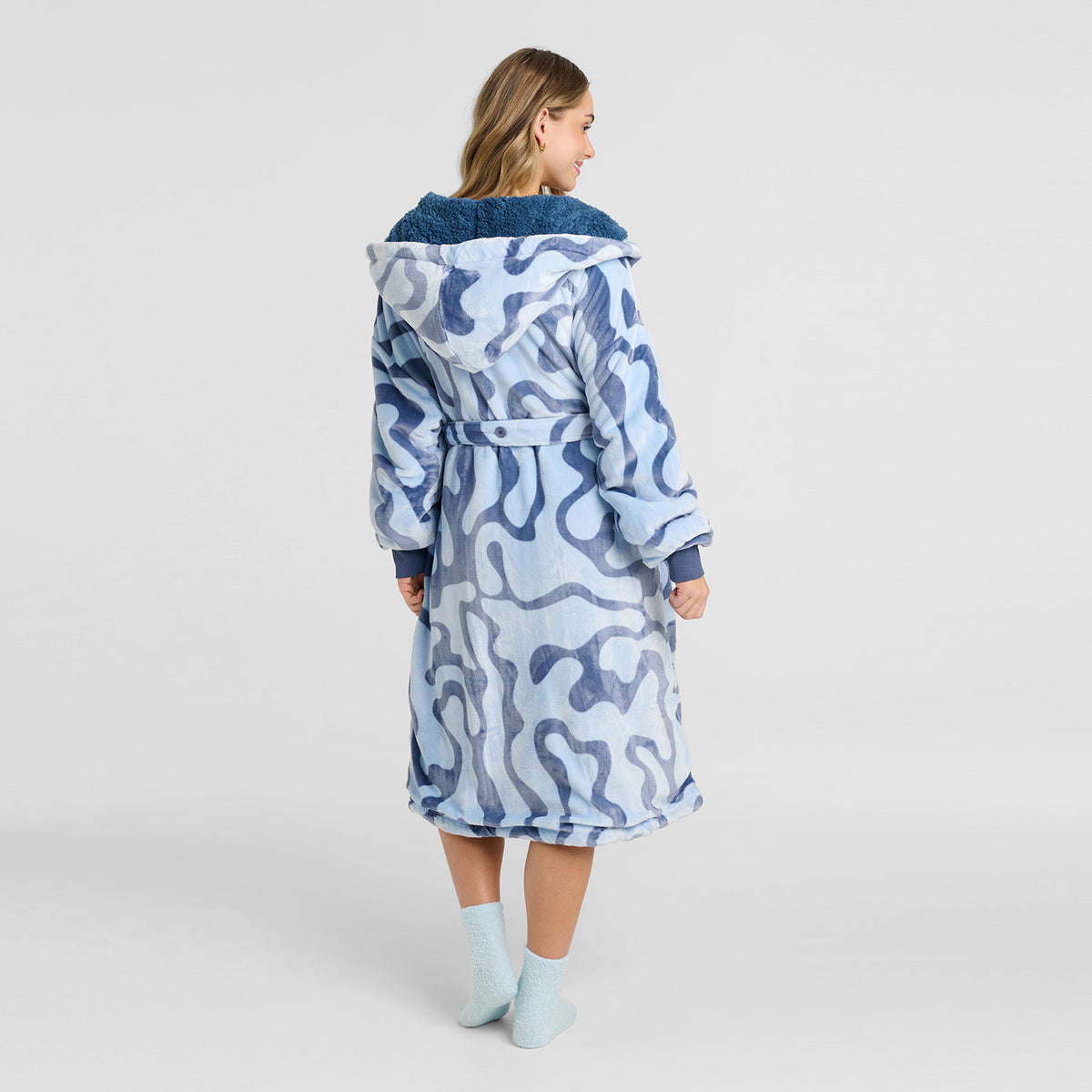 blue cloud dressing gown Swirl Sherpa – The Oodie Size:2-3 Y bride and any formal D030C Best Song for Black