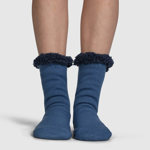 Blue Sherpa Socks