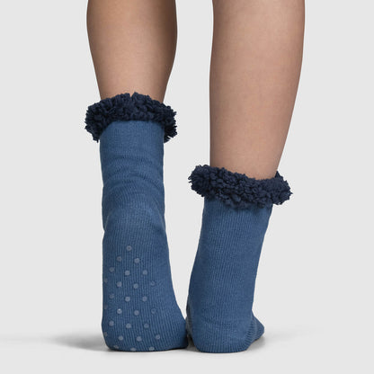 Blue Sherpa Socks