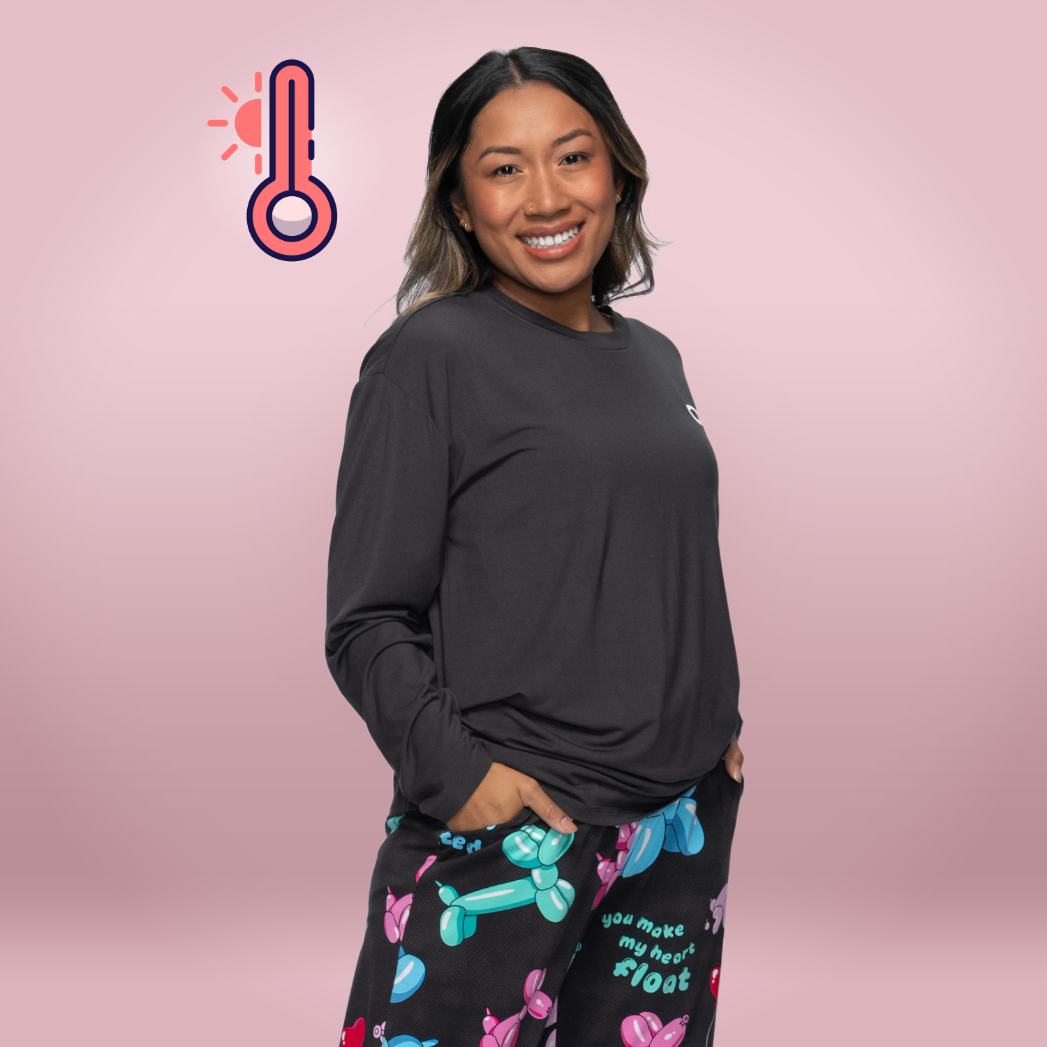 size: Sonya is 160cm wearing a size S/M