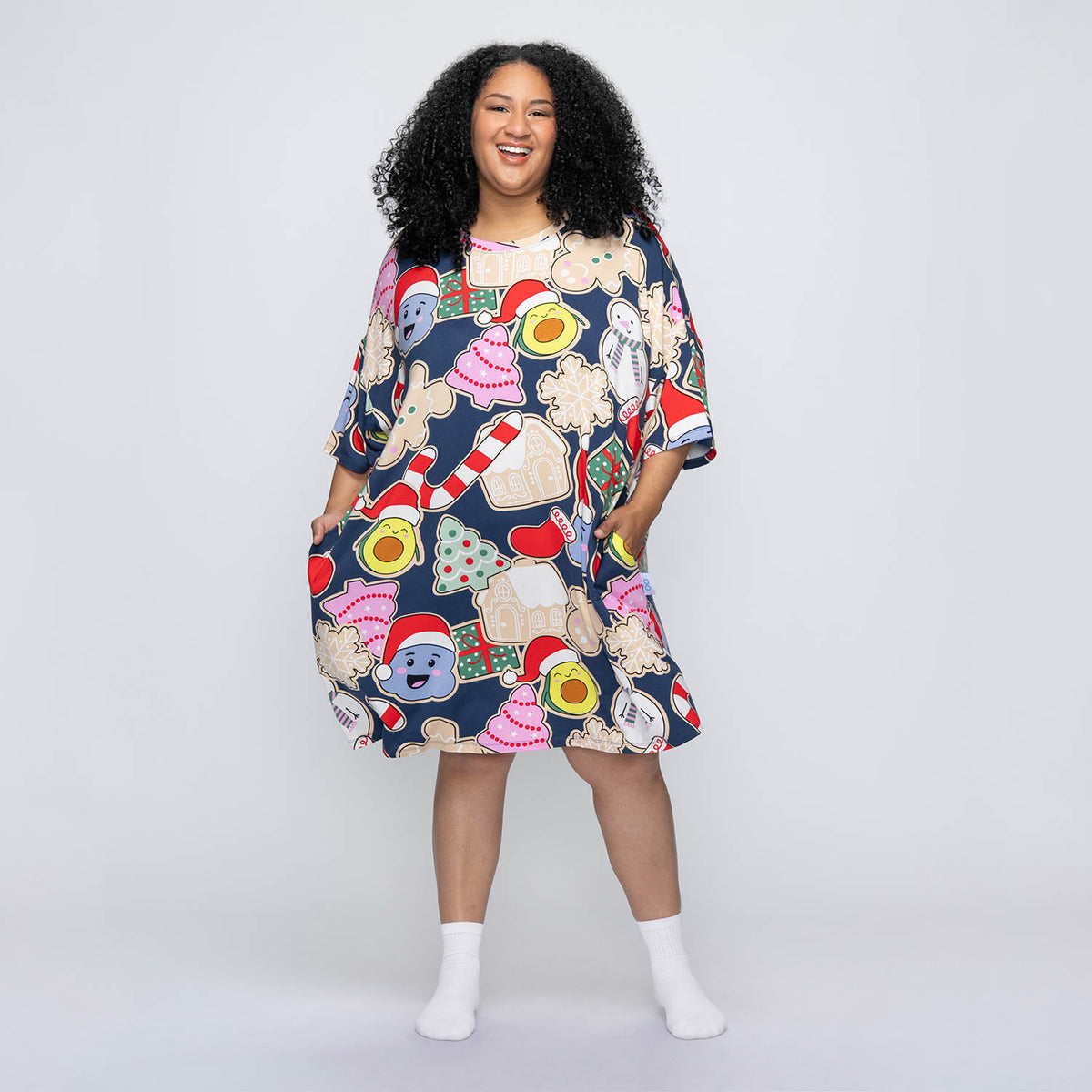 size: Aisha is 161cm wearing a size OSFM