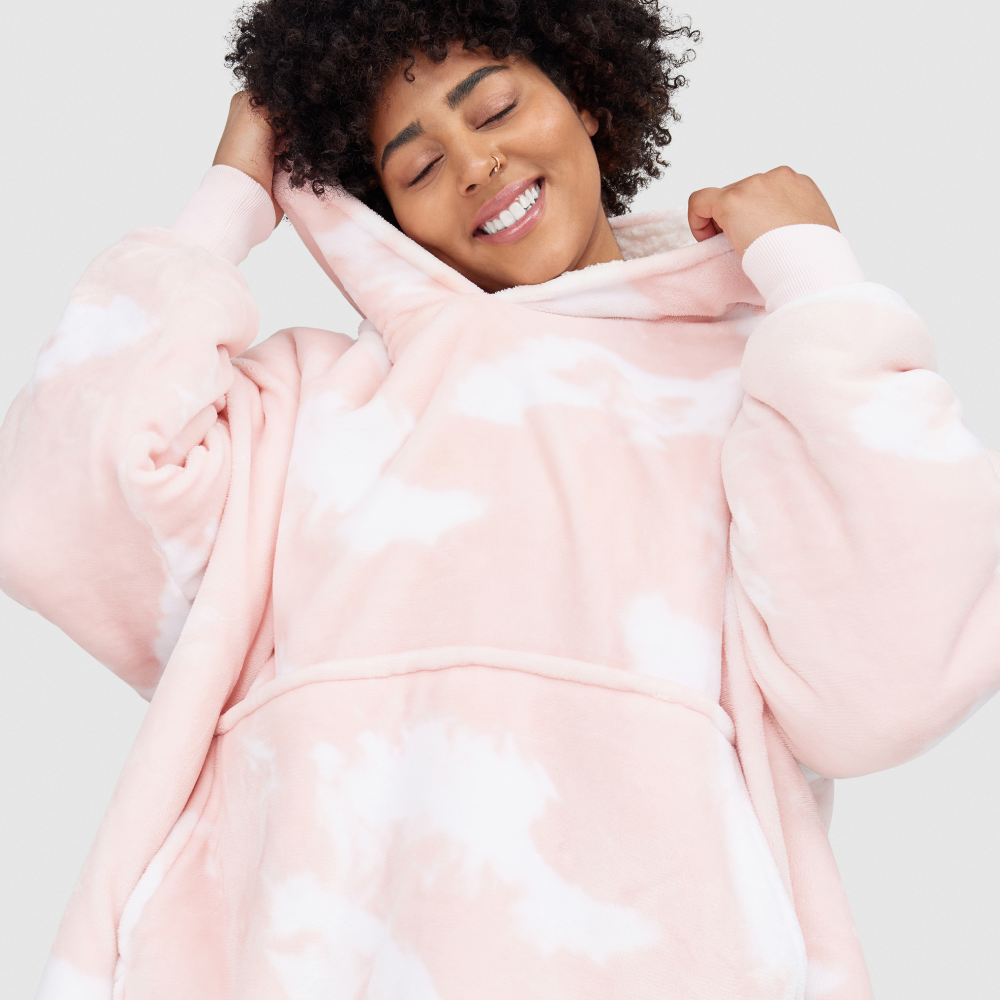 Oversized sales fuzzy hoodie