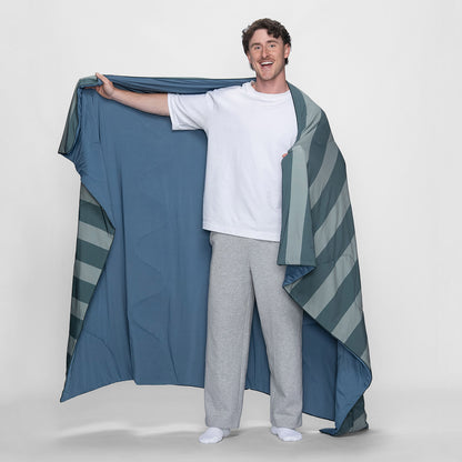 Green/Navy Stripe