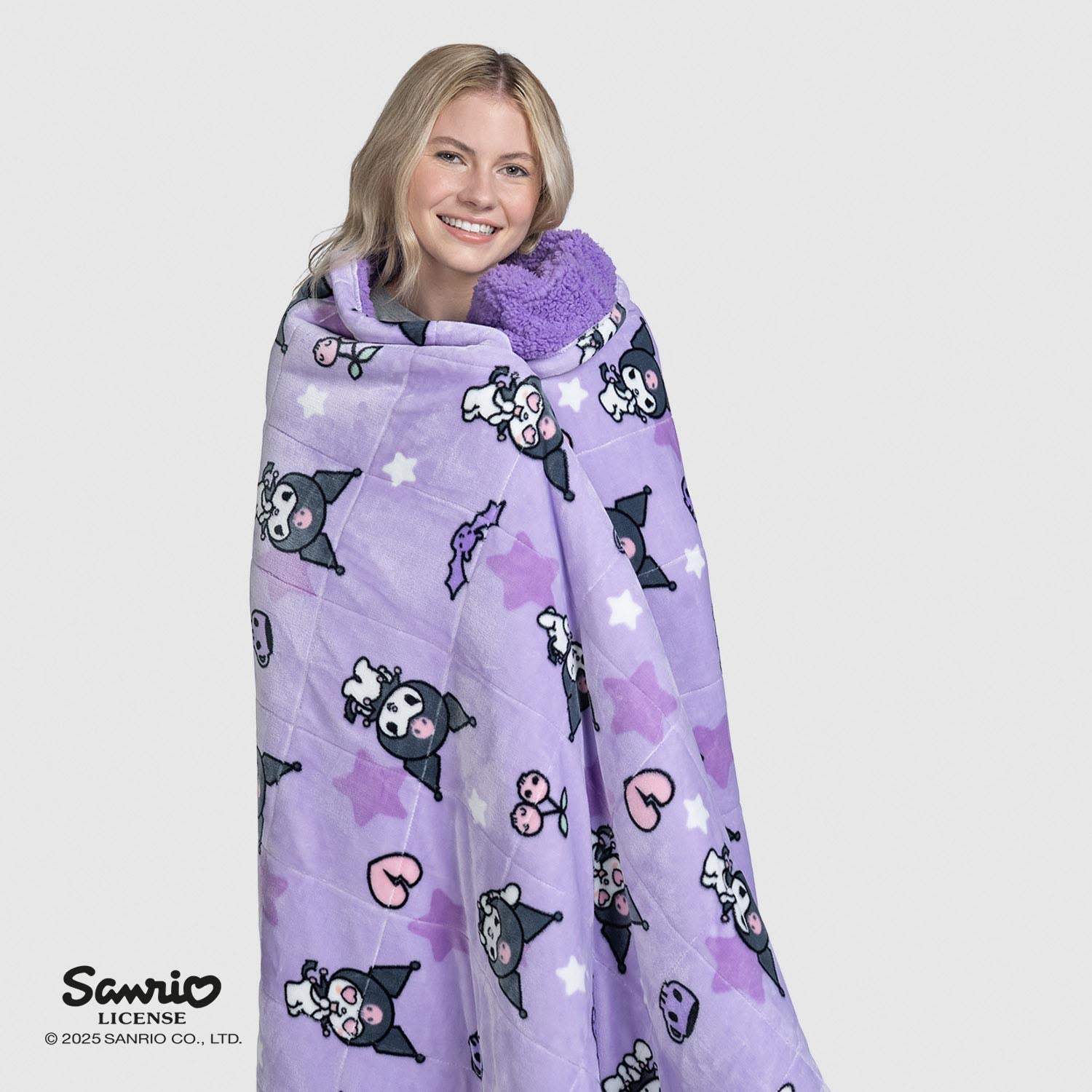 Kuromi Sherpa Blanket Licensed – The Oodie