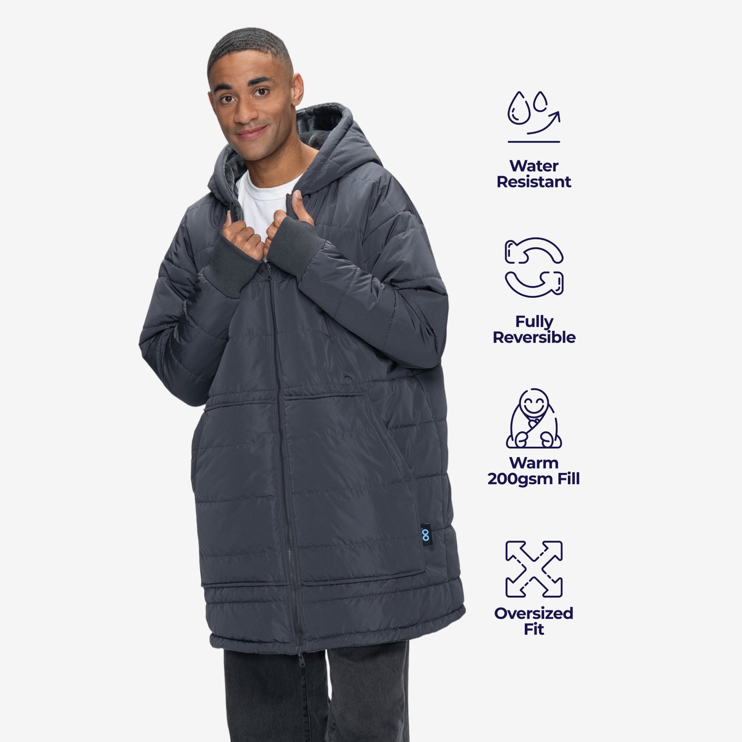 size: Asher is 182cm wearing a size L/XL
