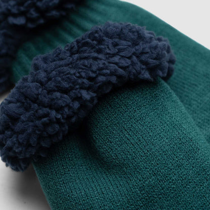 Moss Green Sherpa Socks