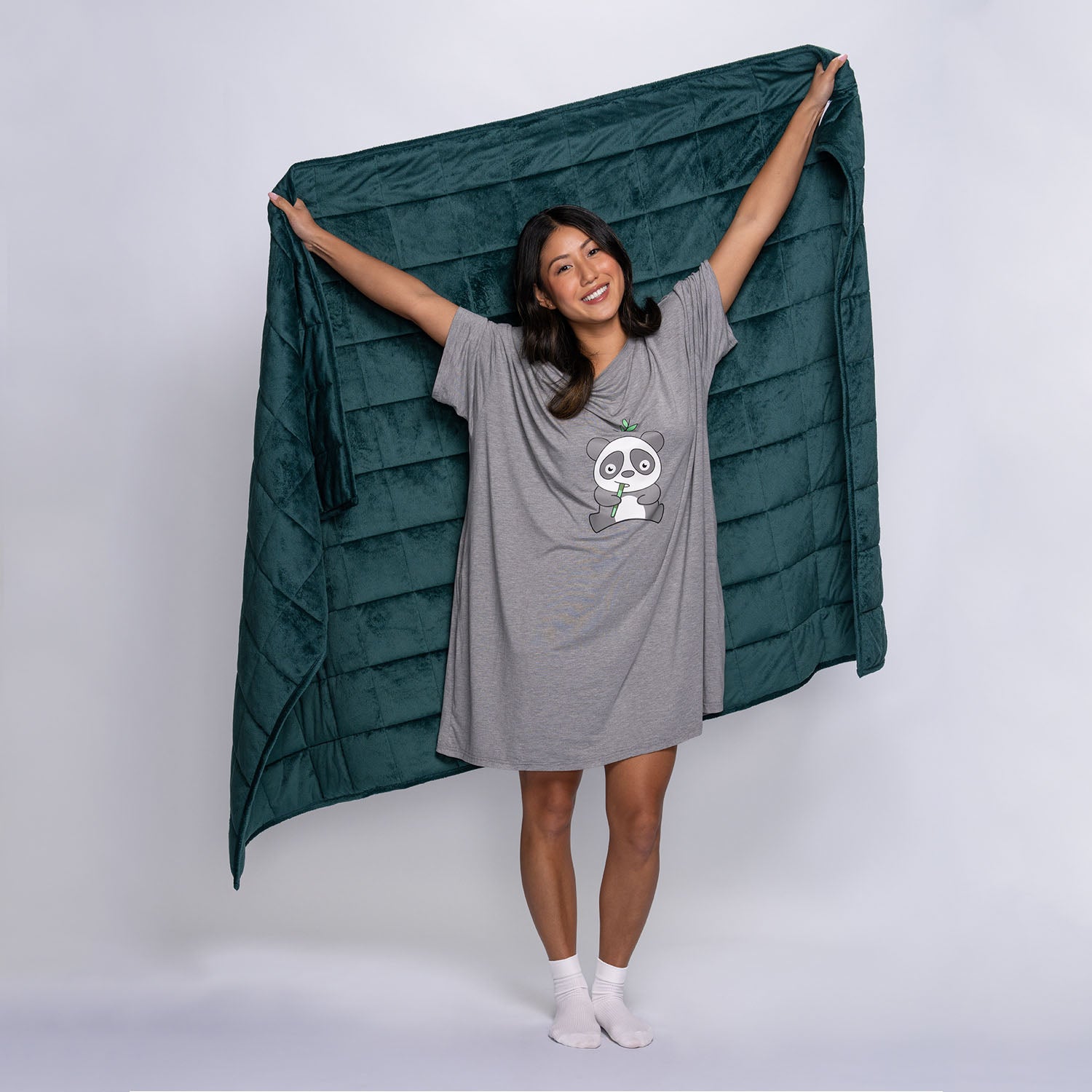 Moss Green Weighted Blanket – The Oodie