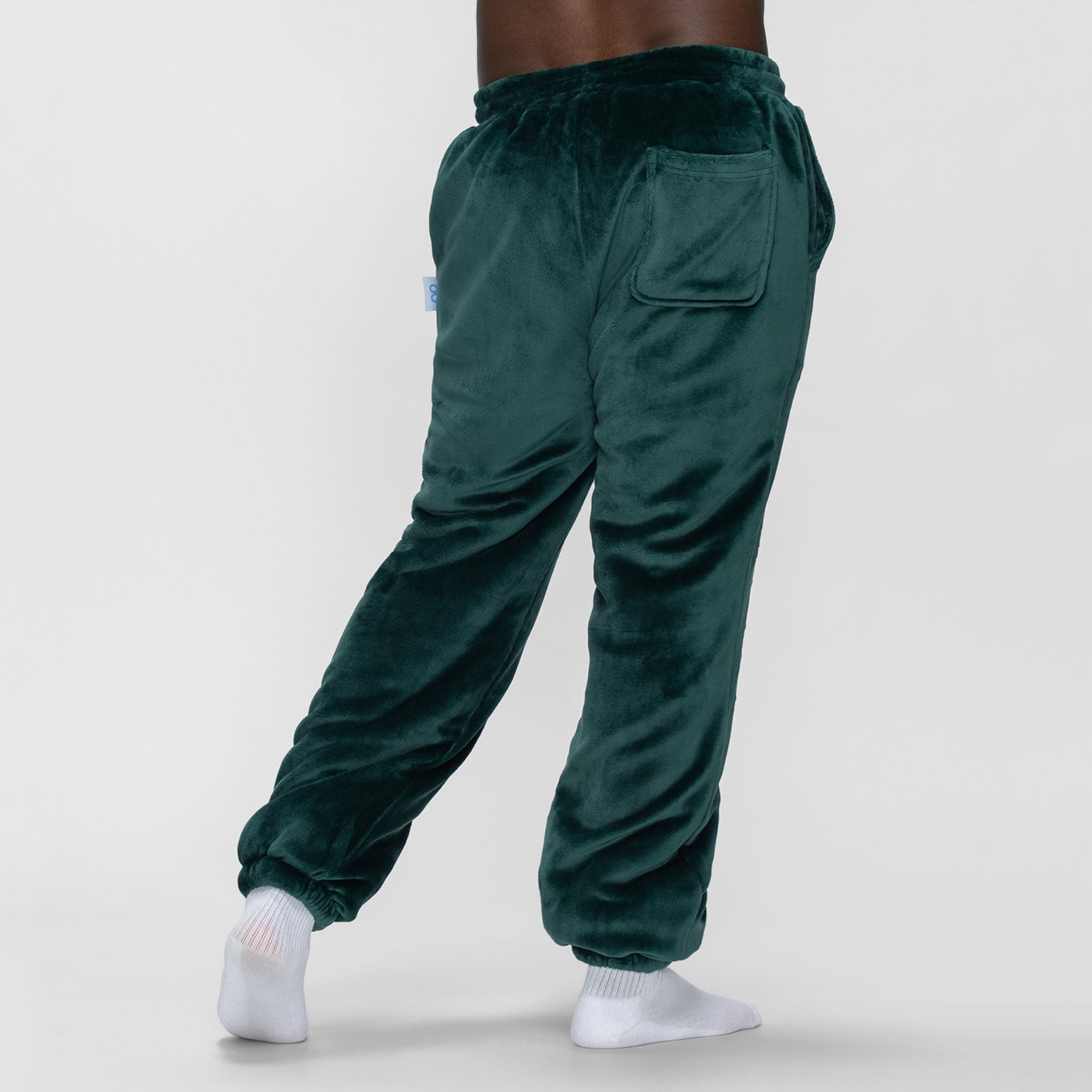 Moss Green Sherpa Cuffed Pant – The Oodie