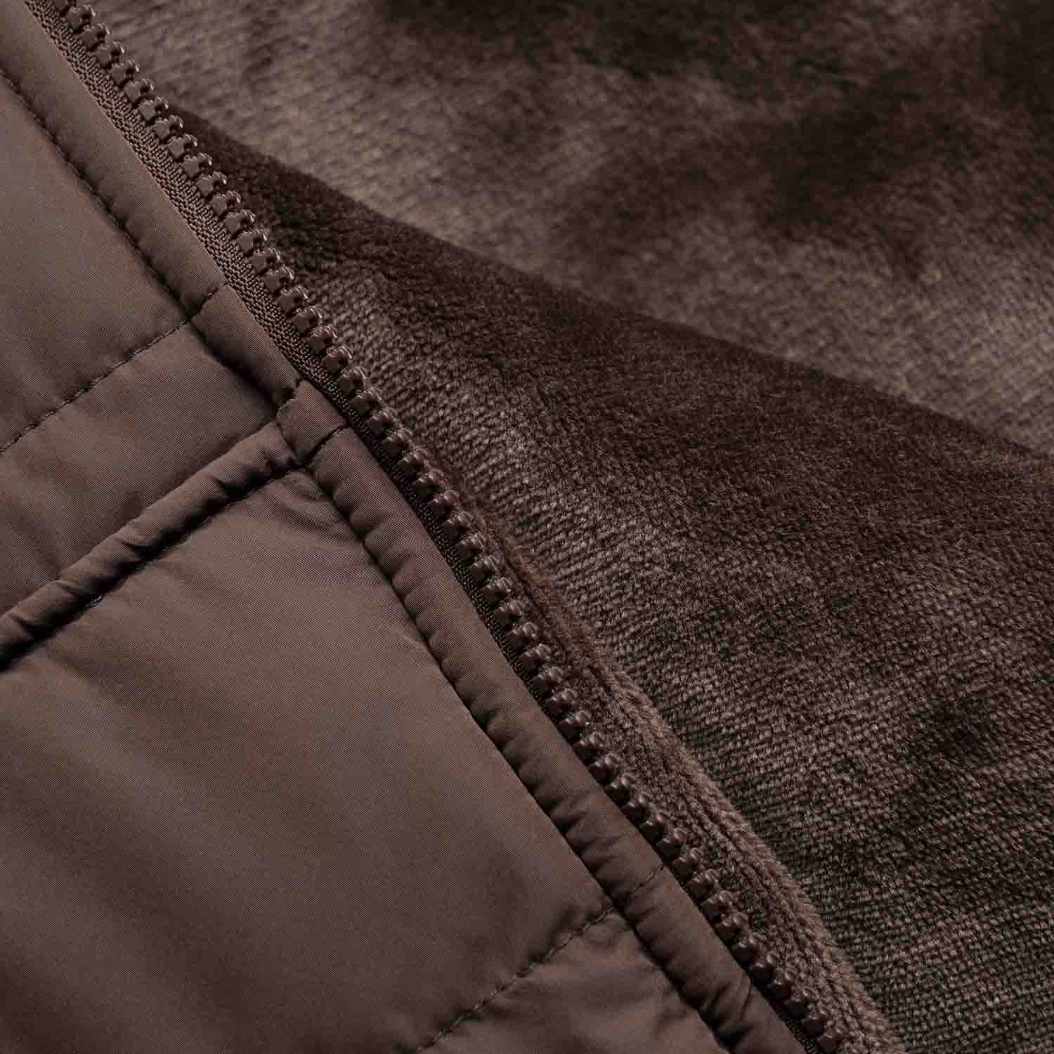 Chocolate Long Puffer Jacket – The Oodie