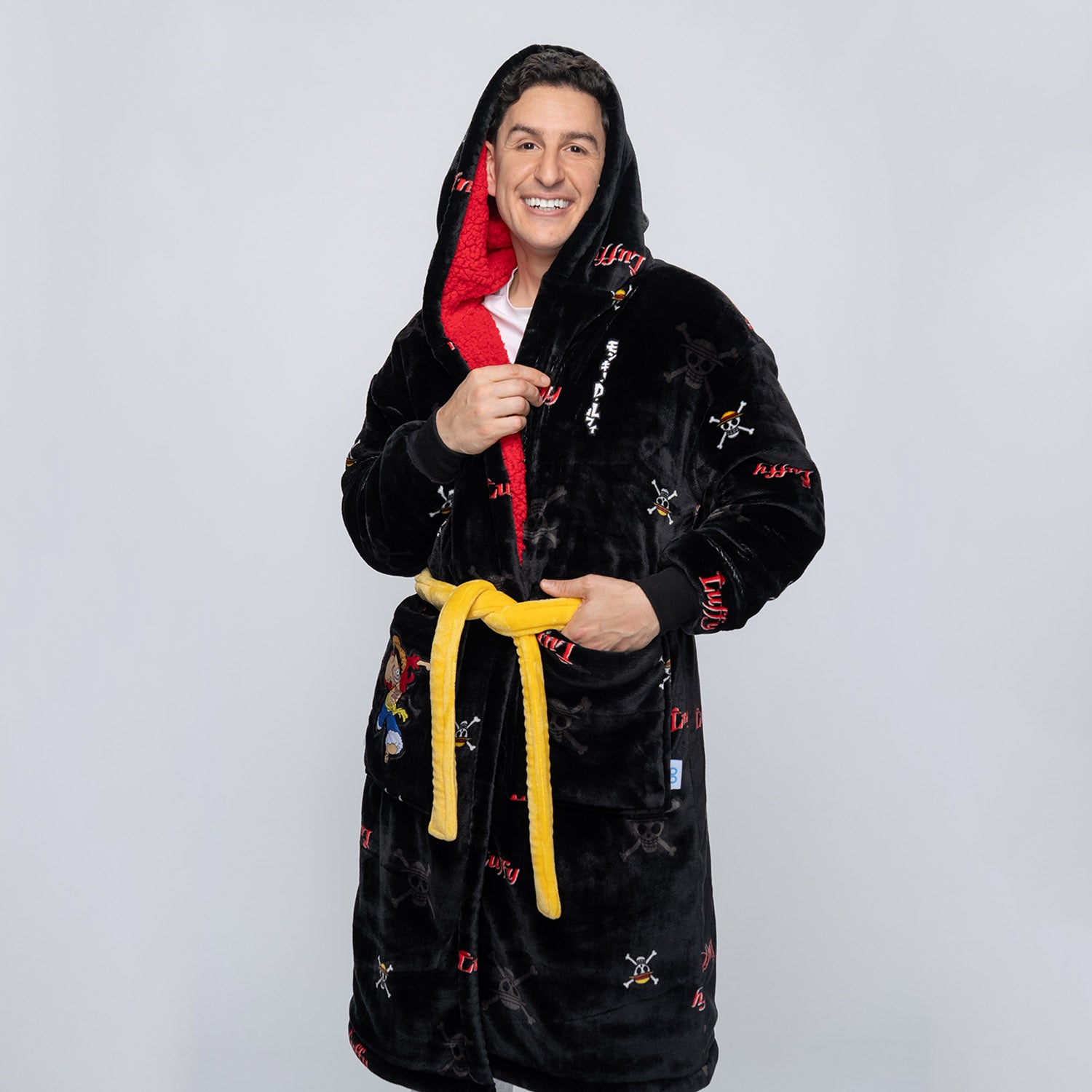 One Piece Luffy Sherpa Dressing Gown Licensed – The Oodie