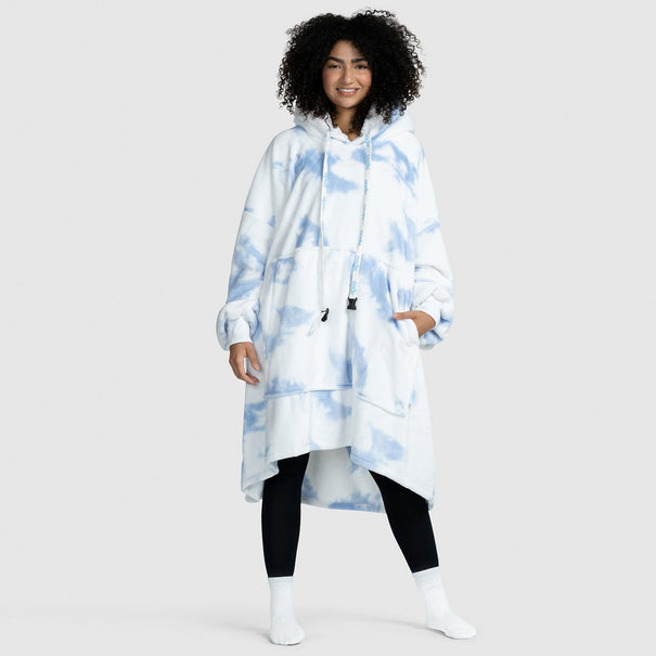 Blue Tie-Dye Travel Oodie – The Oodie