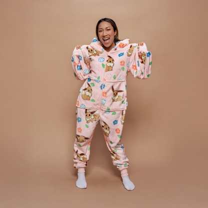 Pants Eevee Pokemon Pajamas Pokemon Pikachu Eevee Girls Pink Multi