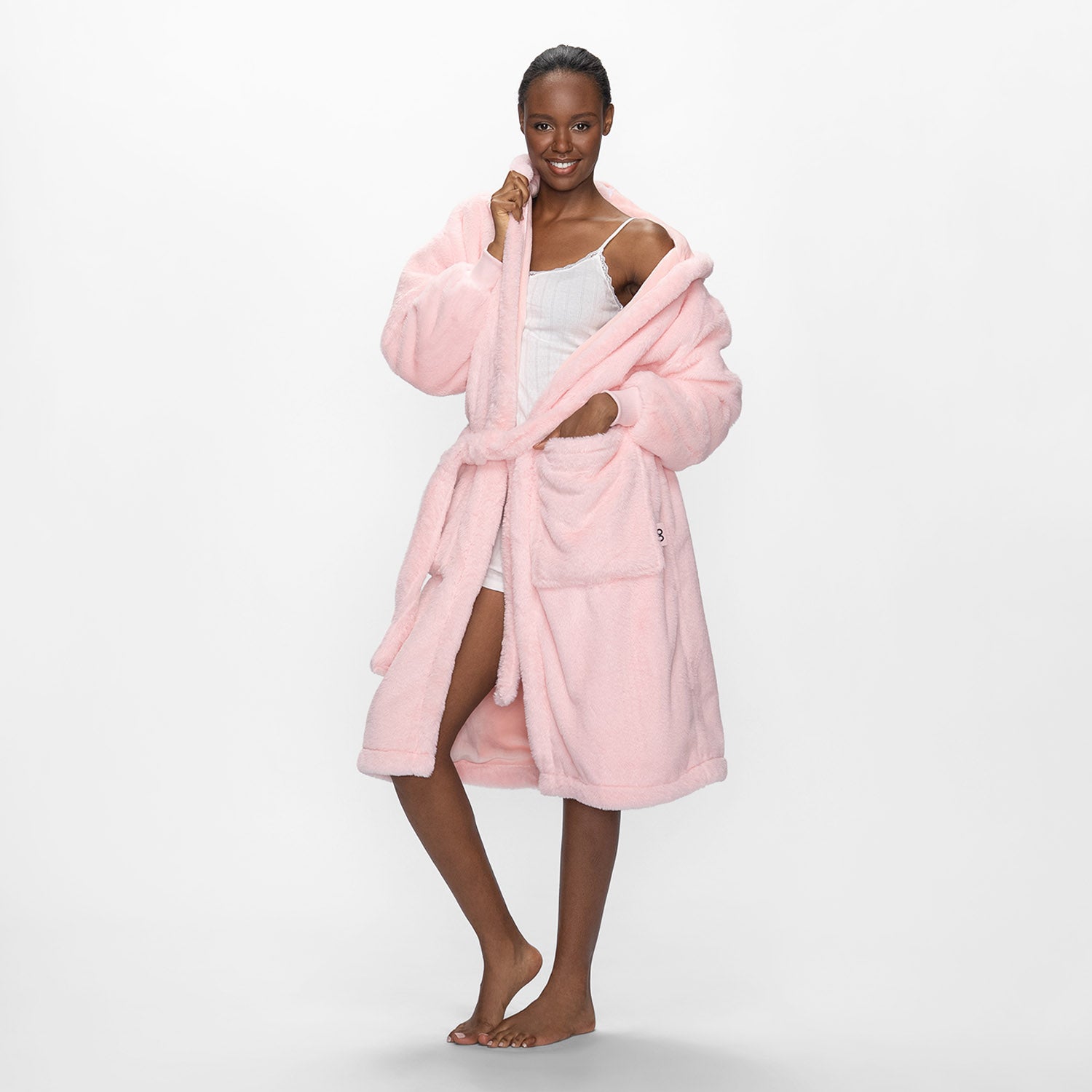 Pink Luxe Sherpa Dressing Gown – The Oodie