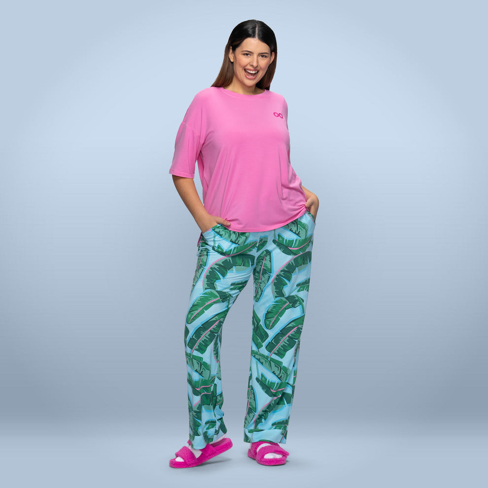 Pink Cooling Short Sleeve Pyjama Top – The Oodie
