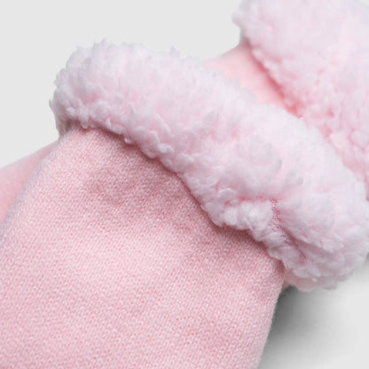 Pink Sherpa Socks