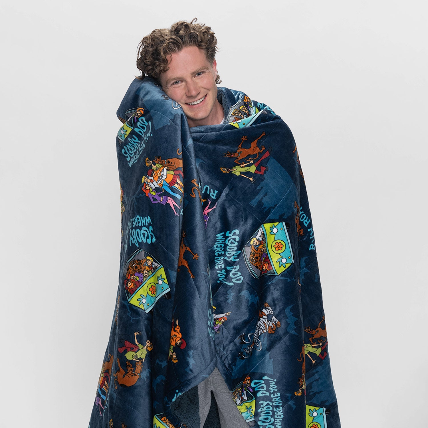 Scooby-Doo ジャガード織り ブランケット ラグ Scooby Doo Sherpa Blanket Licensed – The Oodie