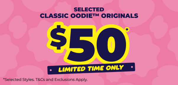 THIS WON'T LAST LONG: SELECT CLASSIC OODIE™ ORIGINALS $50