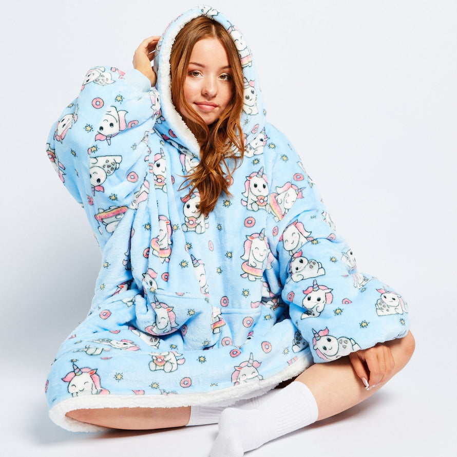 Unicorn Oodie | Wearable Hooded Blanket – The Oodie