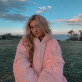 Pink Oodie | Wearable Hooded Blanket – The Oodie