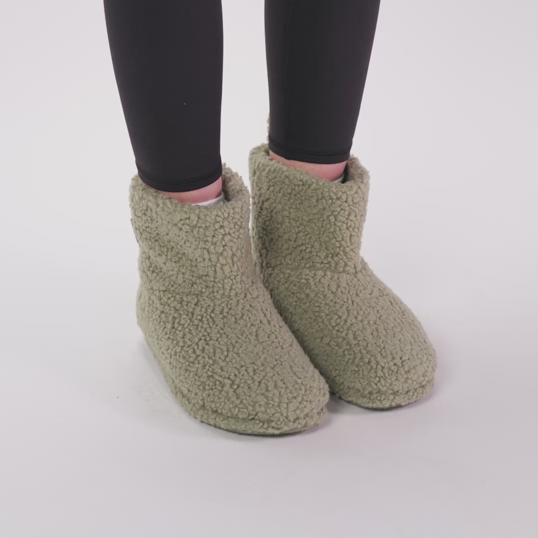 Khaki Sherpa Boot – The Oodie